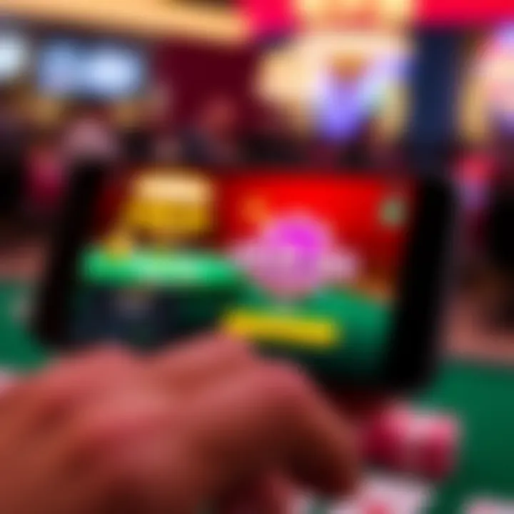 Mobile phone displaying the Fair Go Casino app download screen