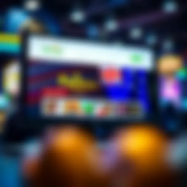 Computer screen displaying Fair Go Casino website with Australian flag