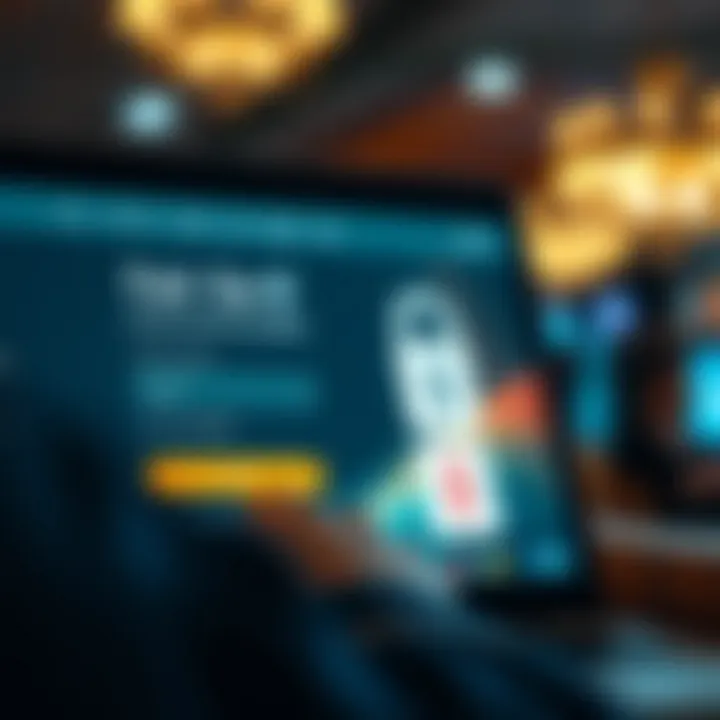 User entering login credentials on a secure financial website