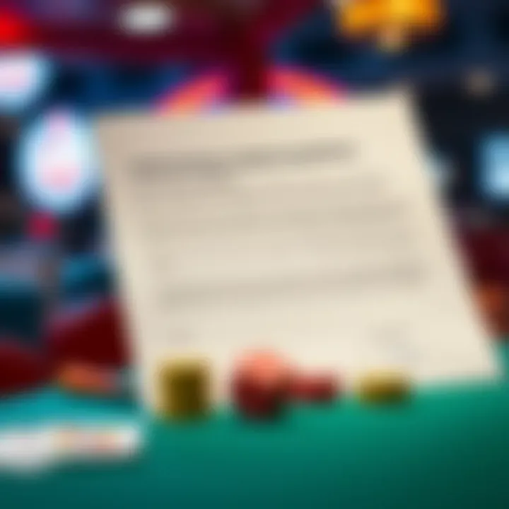 Visual representation of a contract highlighting no deposit arrangement terms and consumer considerations