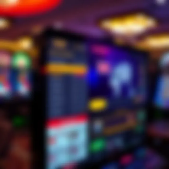 Secure online casino platform displaying Australian currency and payment options on a digital screen