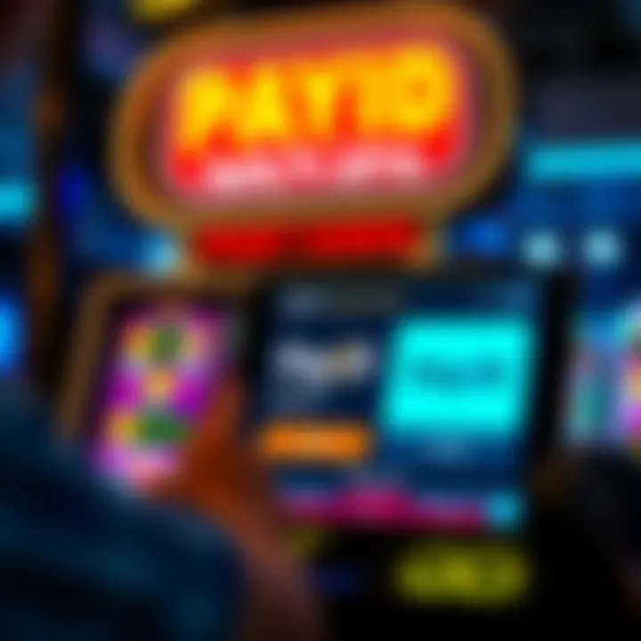Digital wallet screen displaying PayID payment option for Australian online pokies