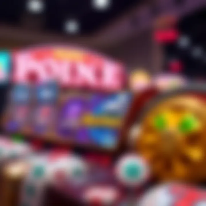 Selection of popular online pokies games showcasing various bonus features and icons