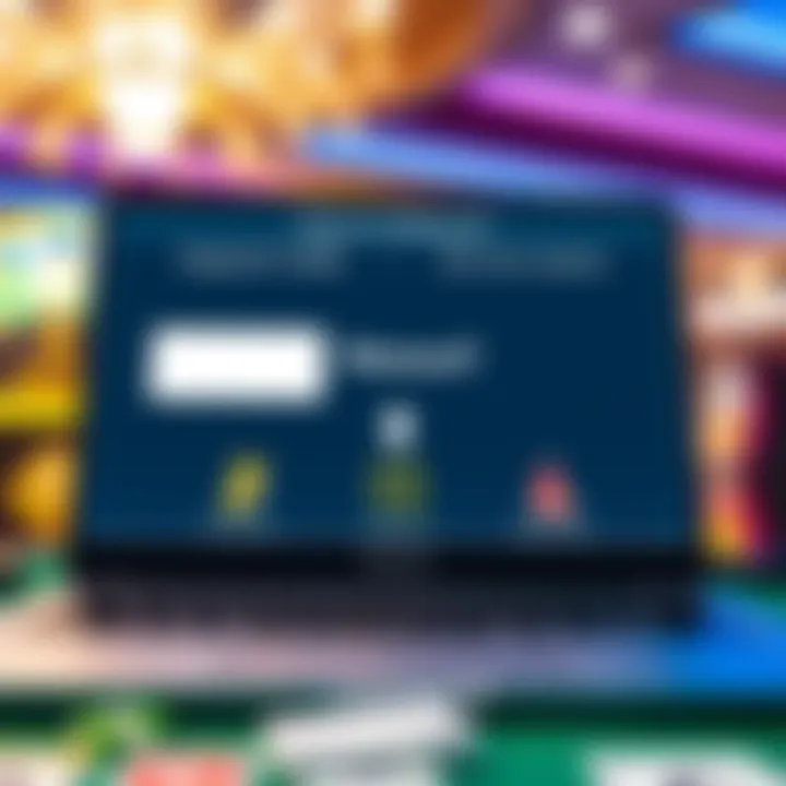 Diagram showing the redemption of a Neosurf deposit code on the Fair Go Casino platform