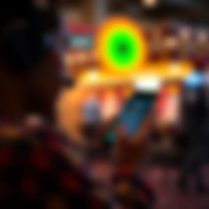 Person using a smartphone to contact customer support for dispute resolution