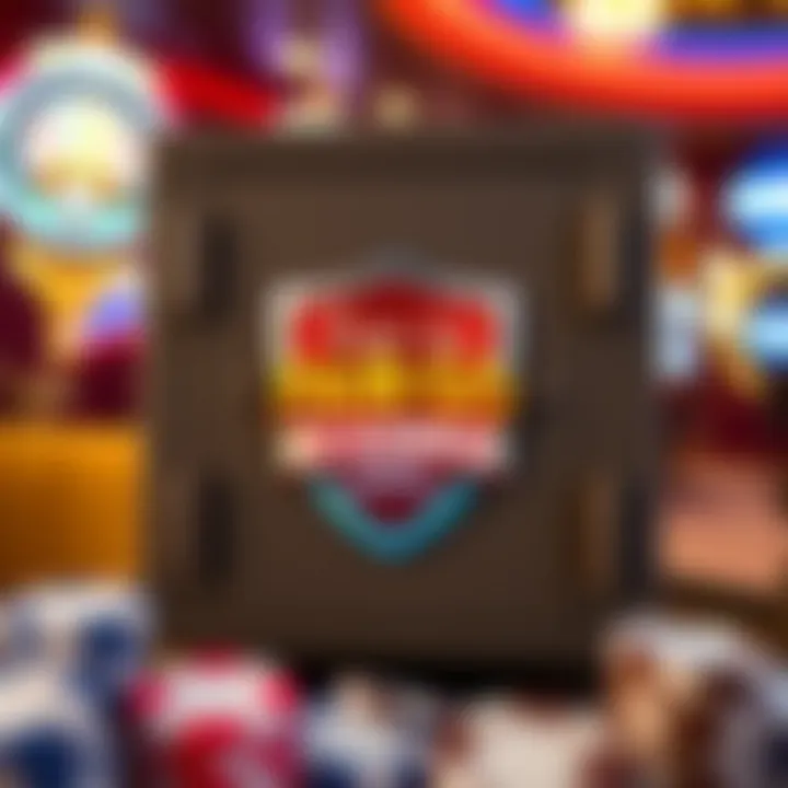 Graphic showing a safe with a shield representing secure use of bonus codes at Fair Go Casino