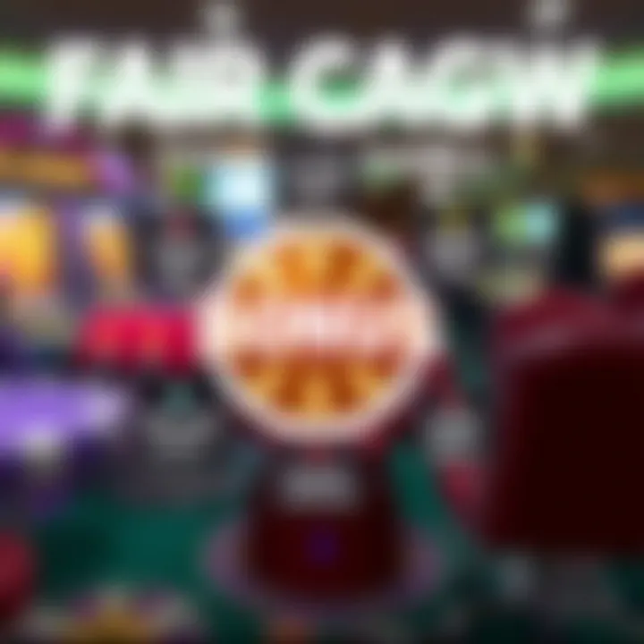 Graphic showcasing various types of casino bonuses like free spins and deposit matches with clear labels