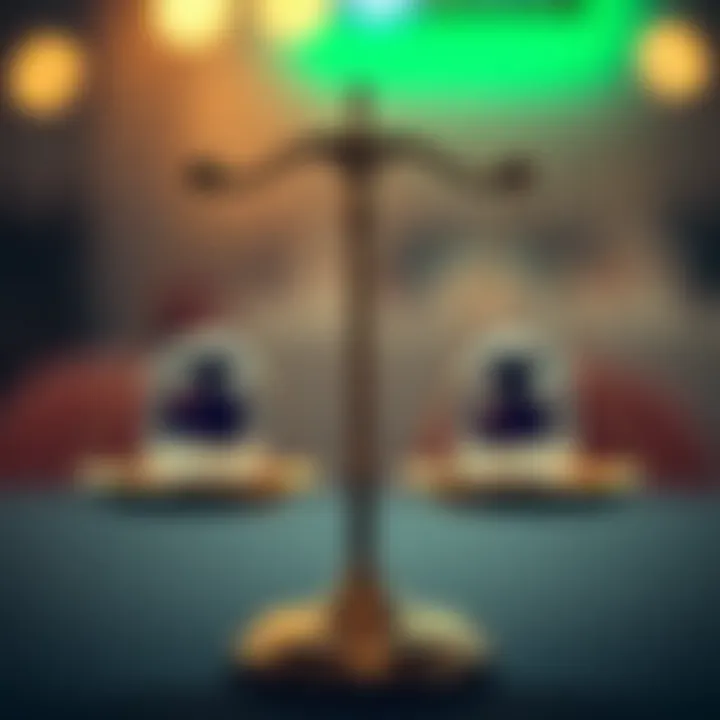 Conceptual graphic depicting balance scales with equal opportunity symbols reflecting fairness in Australian workplaces and policies