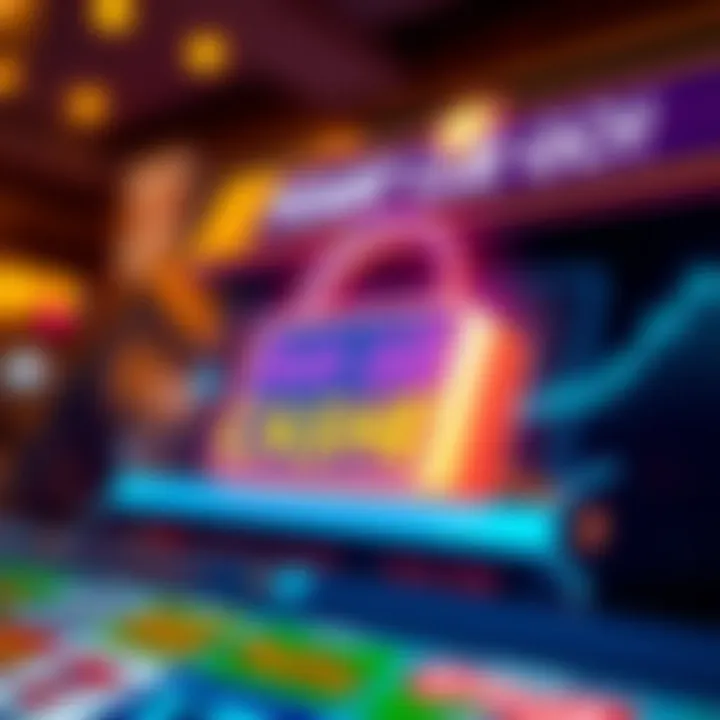 Illustration of a glowing promotional code being unlocked on a digital casino platform