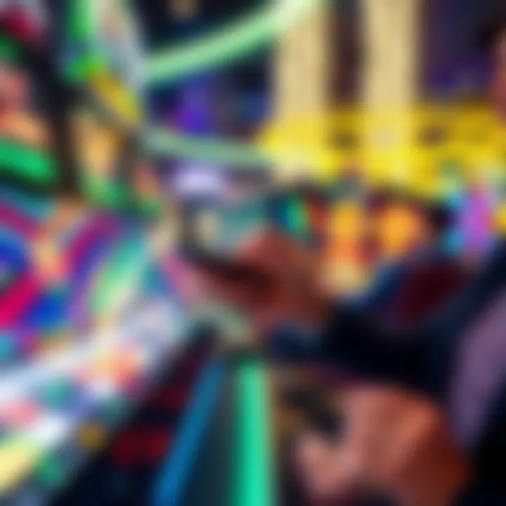 Illustration of responsible gambling tools and technology ensuring a fair gaming environment