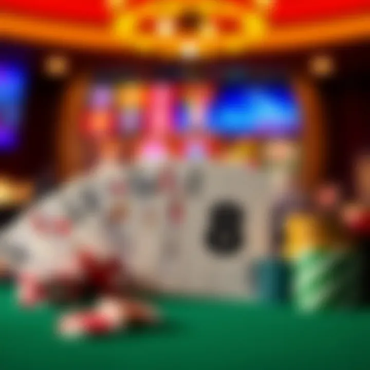 Visual representation of casino games eligible for no deposit bonuses with cards and slot symbols
