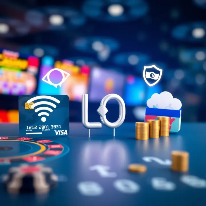 Secure Payment Methods for Australian Online Casinos Concept of secure online payments with credit card, digital wallet icons, and cash flow symbols emphasizing safe transactions