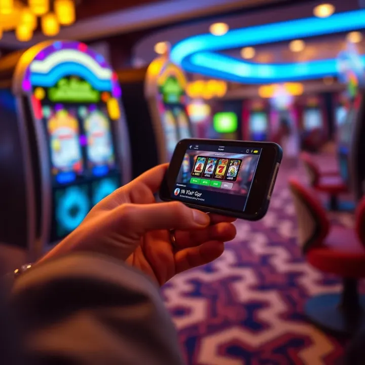 Player using a mobile device to access Fair Go Casino’s support options