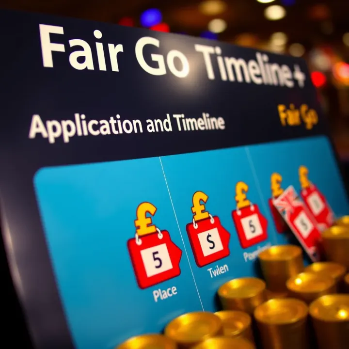 Graphic depicting the application and payment timeline for the Fair Go Bonus with calendar and currency symbols