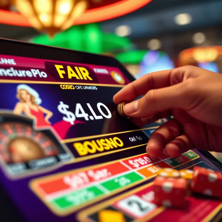 Illustration showing a digital coupon code being entered on an online casino platform
