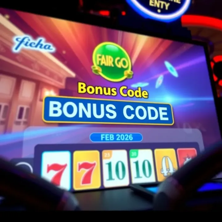 Illustration of a digital casino interface showcasing bonus code input on a vibrant gaming screen