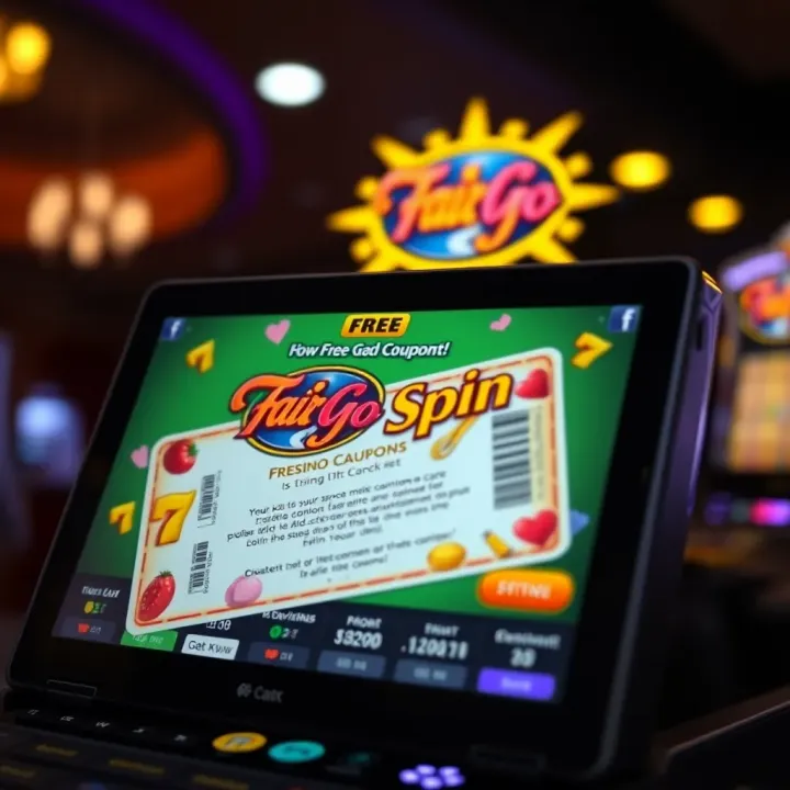 Graphic showing a digital coupon card and a user interface screen for claiming casino promotions