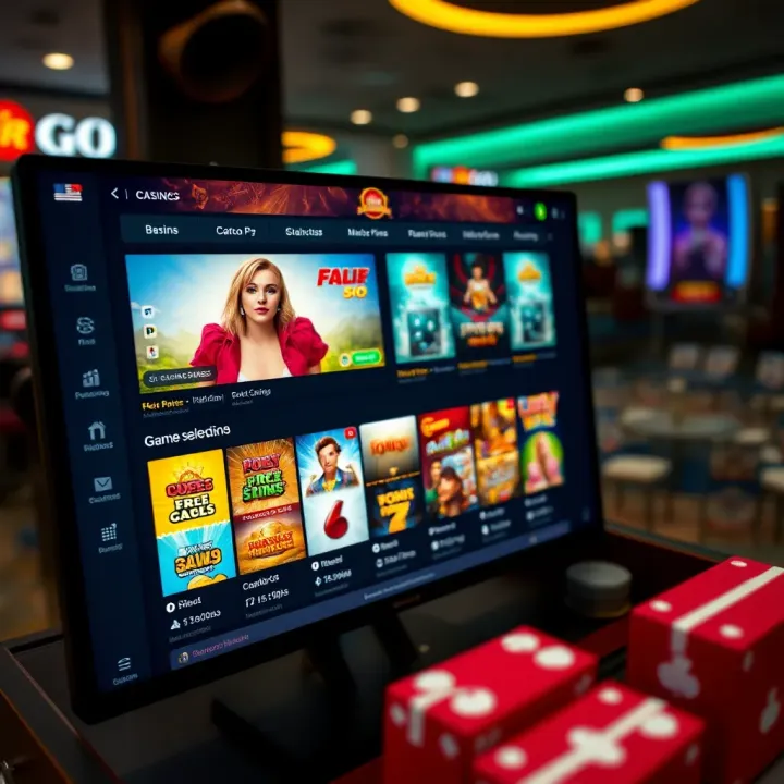 Fair Go Casino Game Selection and Bonus Overview Online casino interface showcasing game selection and bonus offers