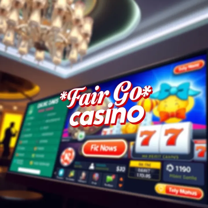 Online casino interface displaying no deposit bonus available for players