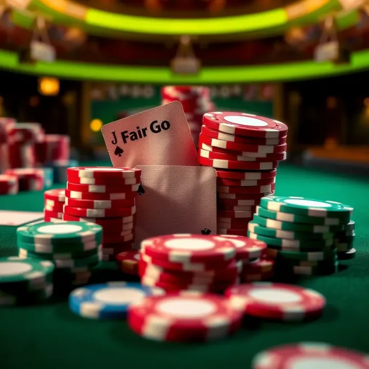 Casino chips and cards emphasizing bonus opportunities