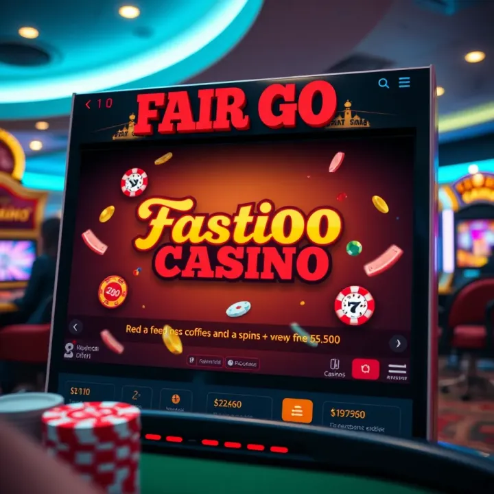 Interface of Fair Go Casino displaying no deposit bonus codes and free spin offers