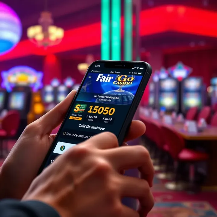 Illustration showing a digital casino bonus code being redeemed on a mobile device