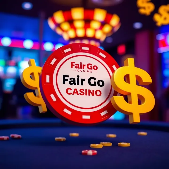 Illustration of a casino chip and dollar signs symbolizing bonus rewards
