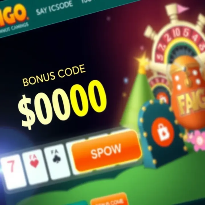 Illustration of a casino bonus code being applied on a digital platform