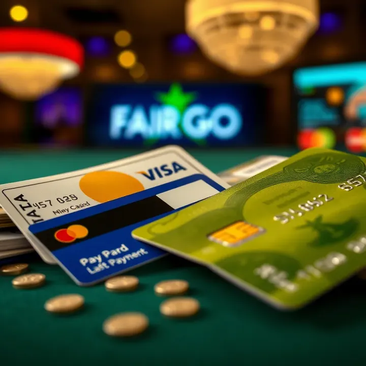 Cash and credit card icons representing various payment options available at Fair Go Casino