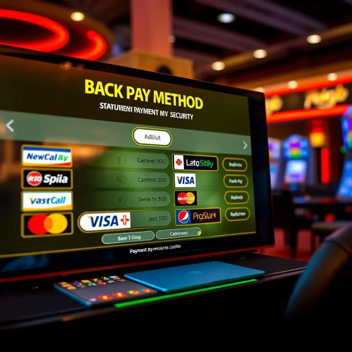 Secure digital payment methods interface showcasing popular banking options for Australian players