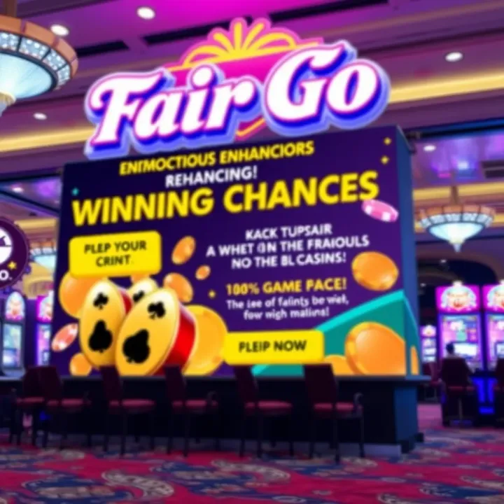 Colorful promotional banner showcasing bonus offers and winning opportunities at Fair Go Casino