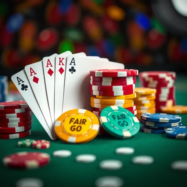 Overview of Fair Go Casino Promotions Colorful casino chips and playing cards representing various gambling promotions