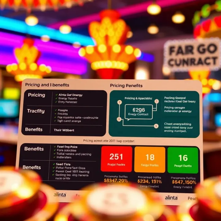 Diagram showing the pricing structure and benefits of the Fair Go contract by an energy provider