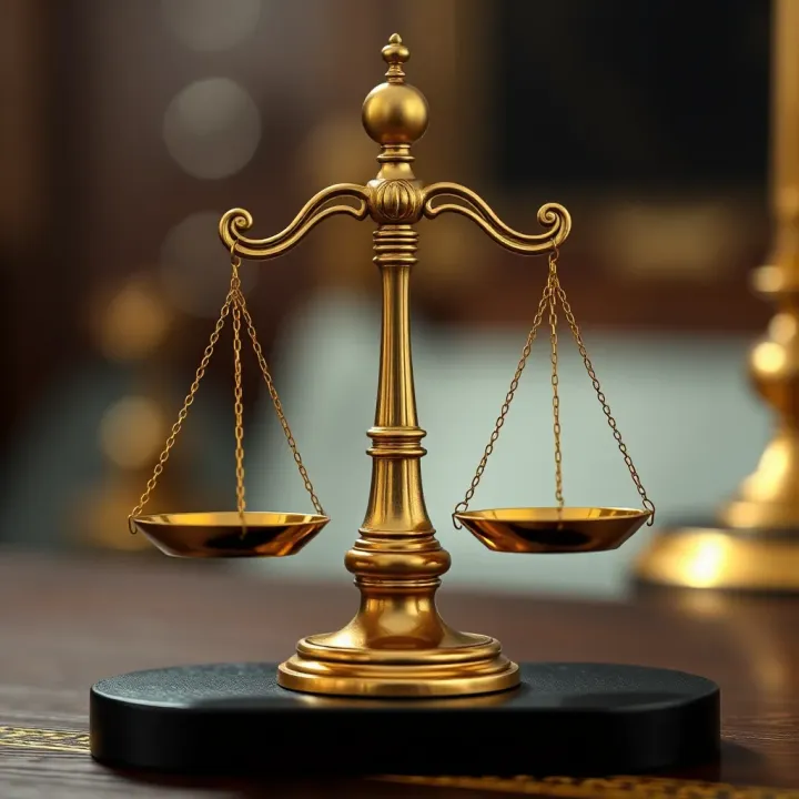 Conceptual illustration showing balanced scales symbolizing fairness and ethics in journalism