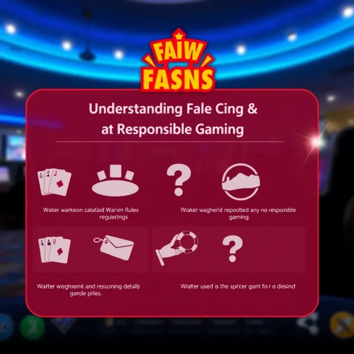 Understanding Wagering Rules and Responsible Gaming at Fair Go Graphic showing wagering requirements and responsible gaming icons related to Fair Go no deposit offers