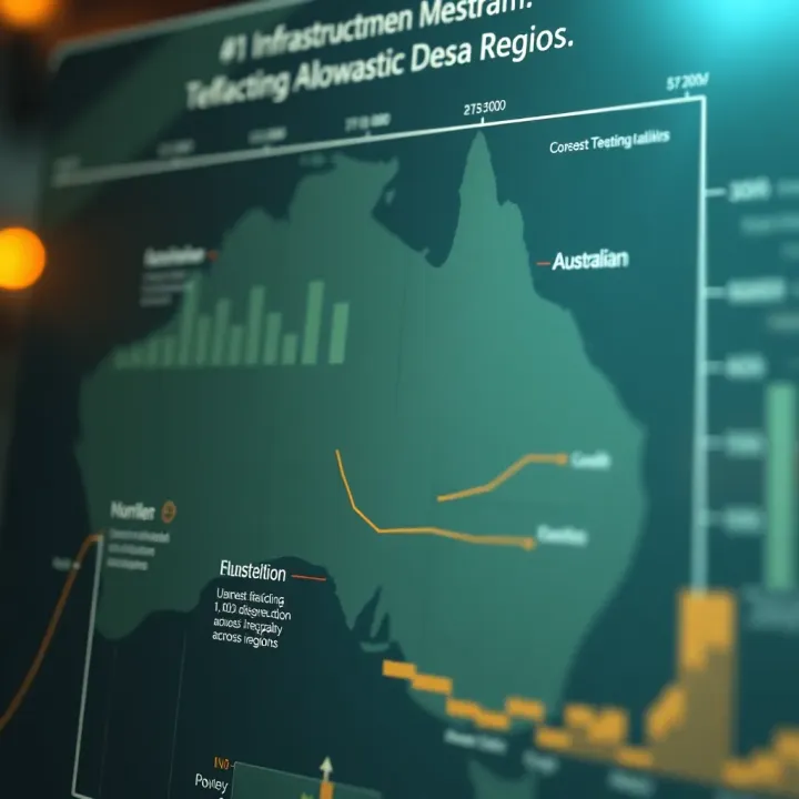 Disparities in Infrastructure and Resource Allocation Infographic illustrating differences in infrastructure and resource distribution across Australian regions
