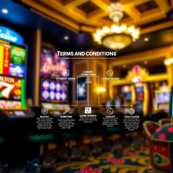 Diagram explaining key terms and conditions associated with FairGo Casino free bonuses