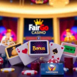 Illustration showing various bonus icons representing different types of casino bonuses at FairGo Casino