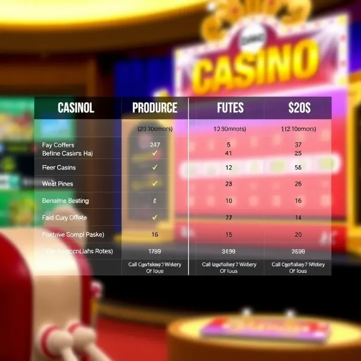 Graphic showing comparison between various casino offers highlighting Fair Go Casino benefits