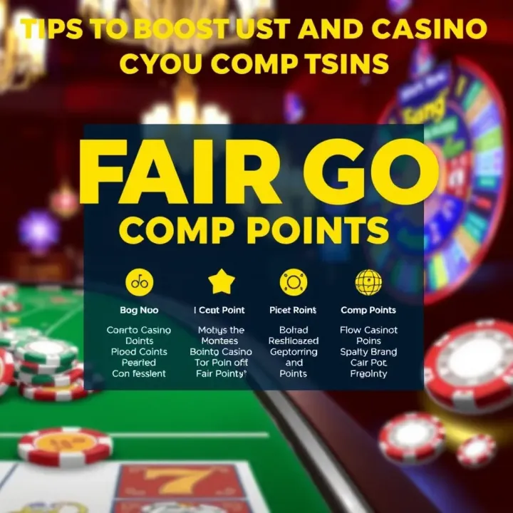 Tips to Boost and Use Your Fair Go Casino Comp Points Effectively Graphic depicting strategies to maximize Fair Go Casino comp points benefits