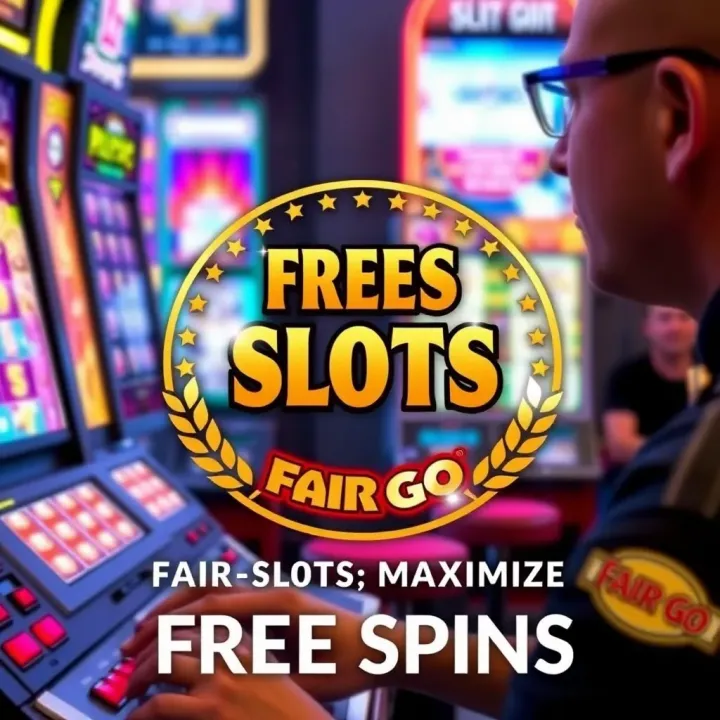 Graphic depicting a player maximizing benefits from free spins on various slot games