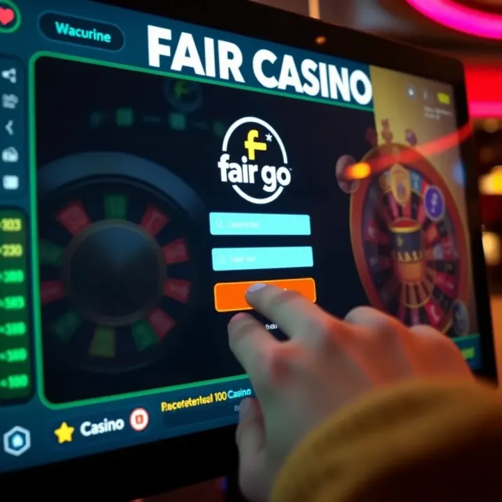 User entering credentials on a secure online casino login page