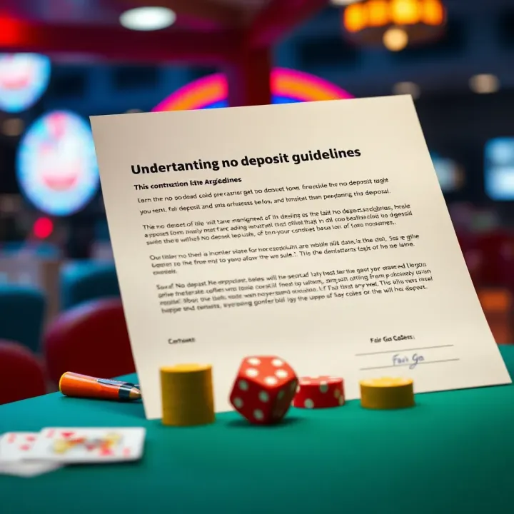 Visual representation of a contract highlighting no deposit arrangement terms and consumer considerations