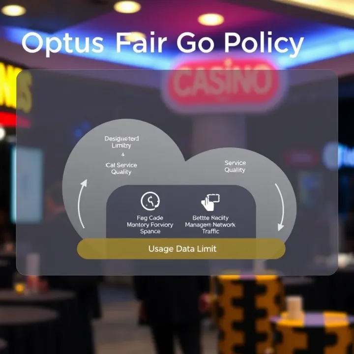 Diagram showing the relationship between user data limits, service quality, and Optus' management of network traffic