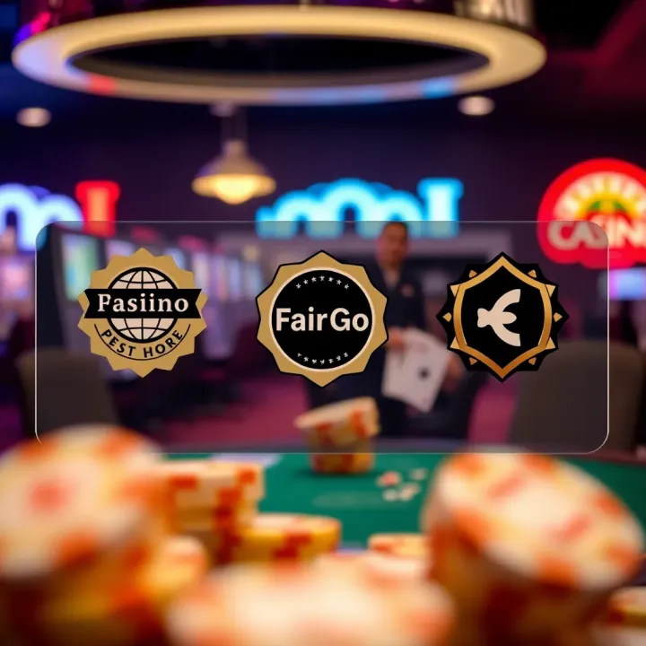 Safe and responsible online gambling symbols with regulatory compliance badges and secure transaction icons
