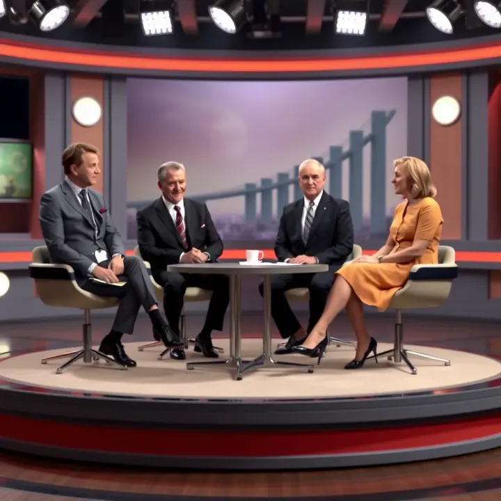 The original presenters of the TV program Fair Go seated together on a set, engaged in discussion