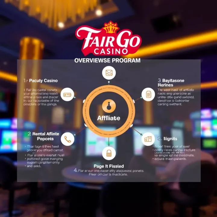 Fair Go Casino Affiliate Program Overview and Benefits Diagram illustrating the Fair Go Casino affiliate program and its partnership benefits