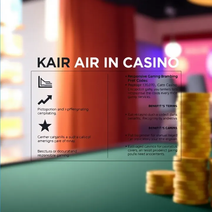 Graphic showing responsible gaming icons alongside casino code benefits and terms