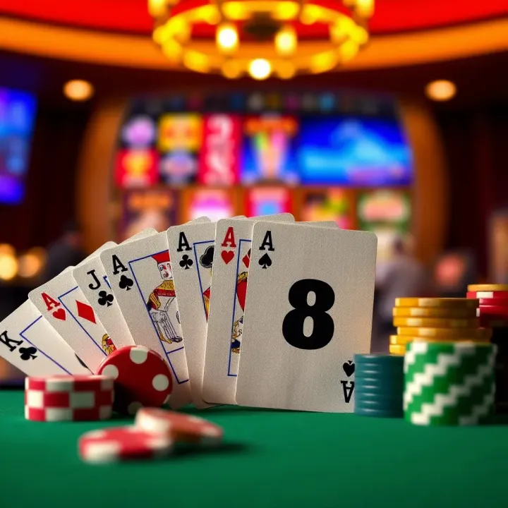 Visual representation of casino games eligible for no deposit bonuses with cards and slot symbols