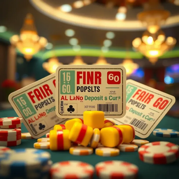 Visual representation of various no deposit coupon types available at an online casino